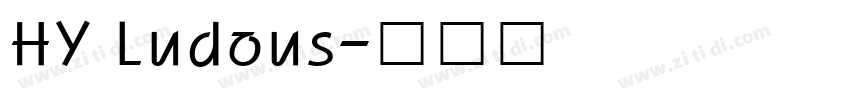 HY Ludous字体转换